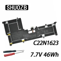 SHUOZB C22N1623 Laptop Battery For Asus ZenBook 3 Deluxe UX490U UX490UA UX490UA-BE033T 0B200-02400100 ZENBOOK3V 7.7V 46Wh