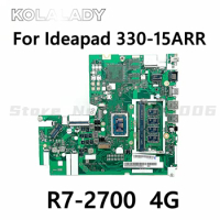 For Lenovo Ideapad 330-15ARR Laptop Motherboard EG534&amp;EG535 NM-B681 W/ Ryzen R7-2700 CPU 4G RAM Mainboard 5B20R34274 100% Test