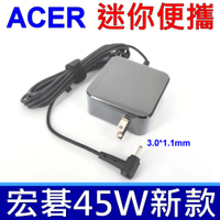 宏碁 Acer 45W 變壓器 Spin1 SP111-32N SP111-33 N18H1 SP111-34N   Spin3 SP314-4 SP314-52 Spin5 SP513-52NP N17W2  SP513-53N Samsung Ativbook NP900X3E NP900X3F NP900X4C NP905S3G NP940X3G NP530U3C