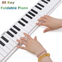 NEW 88 Key Foldable Piano Digital Piano Portable Electronic Piano Keyboard Piano electric piano with Sustain Pedal MIDI keyboard