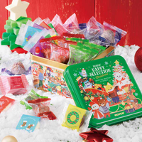 日本北海道ROYCE聖誕節禮物限量版巧克力威化夾心餅乾脆菓酥2023限量版聖誕樹鐵盒收納盒-現貨在台