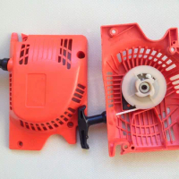 45cc 52cc 58cc chainsaw parts,single Recoil pull starter cover assembly, chainsaw spares for Chinese chainsaw 4500/5200/5800