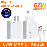 สำหรับเครื่องชาร์จเร็ว xiaomi 67W รุ่น EU MAX สายข้อมูล xiaomi 6A MAX หัวต่อ USB เป็น Type C เข้ากัน