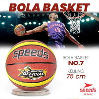 Speeds Bola Basket Size 7 Original GT7 FIBA Natural Rubber Basketball Mainan Basket Anak Ball Bolaba