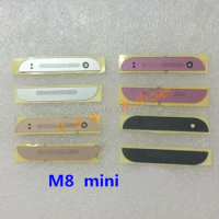 100% New Ymitn Housing top bottom Aluminum cover case with adhesive Replacement For HTC One M8 mini 2, Free Shipping