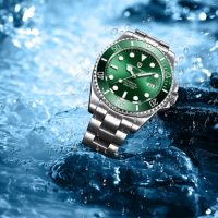 PAGANI DESIGN Brand Mechanical Men's Watches Top Luxury Fashion Wristwatch Mens Business Steel Green Clock Male Automatic Watch