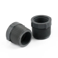 2-5pcs 1/2" 3/4" 1" Thread Reducer Joint Bushing Joint Aquarium Garden Irrigation Fittings PVC Conne