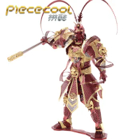 MMZ MODEL Piececool 3D metal puzzle Monkey King Wukong Assembly metal Model kit DIY 3D Laser Cut Model puzzle toy gift for adult