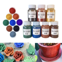 50g Bottle Iron Oxide Pigment Pure Tone Powder Homemade Diy Aromatherapy Gypsum Hand Soap Cement Flower Pot Color Paint