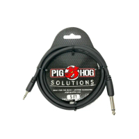 【PIGHOG】3.5mm TRS 轉 6.3mm Mono 轉接線 音源線／5英尺／PX-35T4M05(原廠公司貨 終身免費保固 品質保證)