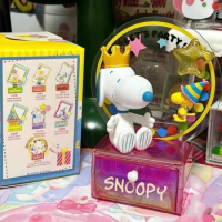 Miniso Blind Box Snoopy Party Time Series Ornament Model Play Anime Figure Toy Collection Decoration Children's Holiday Gift