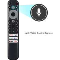 Rc902v FMR1 TCL voice remote control for TCL 8K QLED smart TV 50p725g 5572.28 75i7 28 xduct pro 65x925 ifalcon h720
