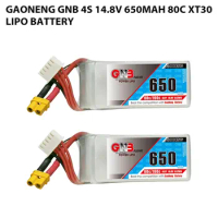 GAONENG GNB 4S 14.8V 650mAh 80C XT30 LiPo Battery