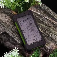 Free Shipping200000mAh Top Solar Power Bank Waterproof Emergency Charger External Battery Powerbank for MI IPhone LED SOS Light