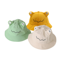 【JoyNa】兒童漁夫帽 青蛙造型遮陽帽 防曬童帽(寶寶帽.幼兒園帽子)