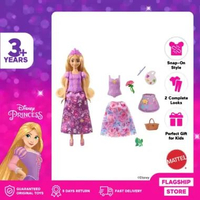 Disney Princess Rapunzel Fashion Doll with 2 Looks - Mainan Boneka Anak Perempuan