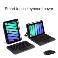 Keyboard Case For Apple iPad Mini 6 8.3 Cover For i Pad Mini6 Mini 6th Generation Teclado Touchpad Backlit Keyboard Split Cover