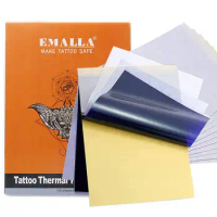 10/30/50/100PCS Tattoo Transfer Paper EMALLA A4 Size Thermal Stencil Transfer Copy Paper for Tattoo Transfer Machine Accessories