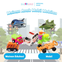 4pc Mainan Anak Mobil Mobilan / Polisi / Kebakaran / Bus / Motor / Ambulance
