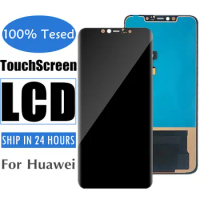 Black Cellphone Complete LCD Screen For Huawei Mate 20 Pro Mate20pro Mobile Phone TFT Display Panel TouchScreen Digitizer Repair