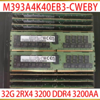 For Samsung 32GB 32G 2RX4 3200 DDR4 3200AA ECC RDIMM Server Memory M393A4K40EB3-CWEBY