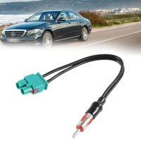 Dual Female Aerial Antenna Adapter FM DIN Radio Converter Cable Fakra Car Stereo Aerial for For Ford/ BMW