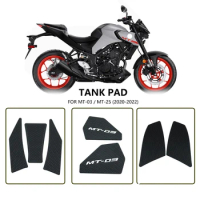 MT03 Sticker Anti slip Fuel Tank Pad Side Gas Knee Grip For Yamaha MT 03 MT-03 MT25 MT-25 2020 2021 2022 Motorcycle Accessories