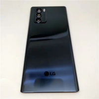 For LG Wing 5G LMF100N LM-F100V Glass Back Battery Cover Rear Door Panel Housing Case Battery Cover Replacement Part