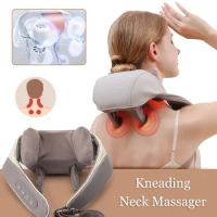 5D Shiatsu Neck and Back Massager with Soothing Heat Wireless