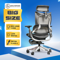 Ghế công thái học Nghia furniture MAZA, Lưới Wintex Hàn Quốc, Piston class 4 Samhongsa Hàn Quốc, Bảo