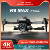 New K6MAX Drone 8k Profesional HD Camera Obstacle Avoidance Aerial Photography Optical Flow Foldable Quadcopter Gifts Toys Apro