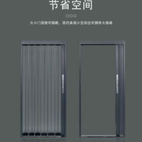免運 折疊紗網 紗門 鋁合金門 防盜門 推拉門 新款金剛網高鐵軌鋁合金隱形推拉式伸縮折疊紗門防蚊防盜放寵物 八折下殺 特價出 可開發票 加客服賴享受巨額優惠