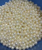 30 Gram Mote Mutiara Diameter 8mm Putih Susu -Mote Manik Manik WB
