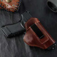 Concealed Carry Universal Cowhide Glock 19 Holster pm Pistol Case Glock 17 Gun Bag Weapon Guncase Shotgun Accessories Gun Pouch