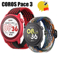 3in1 For COROS PACE 3 Strap Band Nylon Belt Adjustable Soft Wristband Bracelet Screen protector film