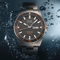 MIDO美度 官方授權 OCEAN STAR海洋之星 鈦金屬潛水機械腕錶 母親節 禮物 42.5mm/M0264304406100