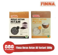 Finna Beras Ketan Hitam Ketan Putih 500g Ketan Putih