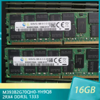 1Pcs For Samsung M393B2G70QH0-YH9 16GB 16G 2RX4 DDR3L 1333 PC3L-10600R ECC REG Server Memory