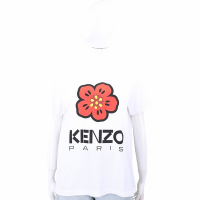 KENZO BOKE FLOWER 扶桑花字母短袖TEE T恤(女款/白色)