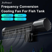 Jebao Jecod ACF Series Aquarium Cooling Fan 12V 3W 4W Frequency Conversion Cooling Fan for Fish Tank Aquarium Accessories
