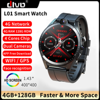 Smartwatch for Men Women Children Kids 2023 4G RAM 128G ROM Nano SIM GPS Tracker Smart Watch Dual Camera IPS Screen WristWatch