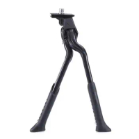 Bicycle Stand Adjustable Bicycle Two-legged Stand for Mountain Bikes Easy Installation Non-slip Footrest Universal Bipod Bike