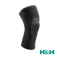 H&amp;H南良奈米鋅5D彈力護膝