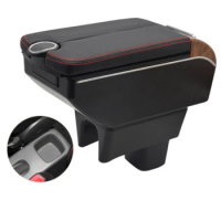 For Suzuki Swift Armrest Box Retrofit Parts Car Arm Rest Center Storage Case Accessories Interior Special With USB