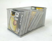 CD架 碟片架 CD收納 馬尚來家居鐵網藝光盤創意CD架大容量DVD盒光碟收納架盒金屬『FY02945』