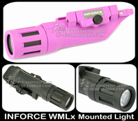 INFORCE WMLX可爆閃信號燈LED強光照明戰術電筒手電戰術頭盔燈紫