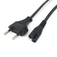 0.5-3m EU Extension Cord C7 Power Cable Figure 8 Euro Plug AC Cable For Samsung LG Sony TV Samsung Monitor Power Supply PS2 3