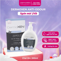 DermoXEN ANTI-ODOUR Dung dịch vệ sinh phụ nữ dịu nhẹ khử mùi 24h nhập khẩu Italia Women
