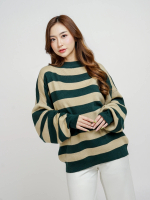 Sweater Rajut Stripe Oversize - Onrust Isle