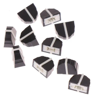 10 unit dbx2231 penyamaan fader cap 11mm x 9mm lubang 4mm potentiometer fader knob cap